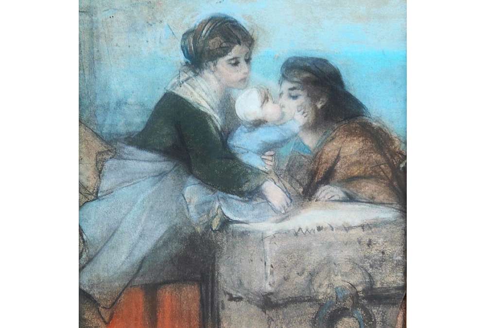 The Farewell By Ulysse Butin (1838-1883)