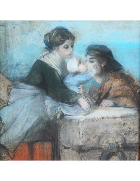 The Farewell By Ulysse Butin (1838-1883)