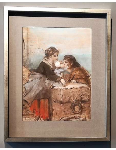 Les Adieux Par Ulysse Butin (1838-1883)