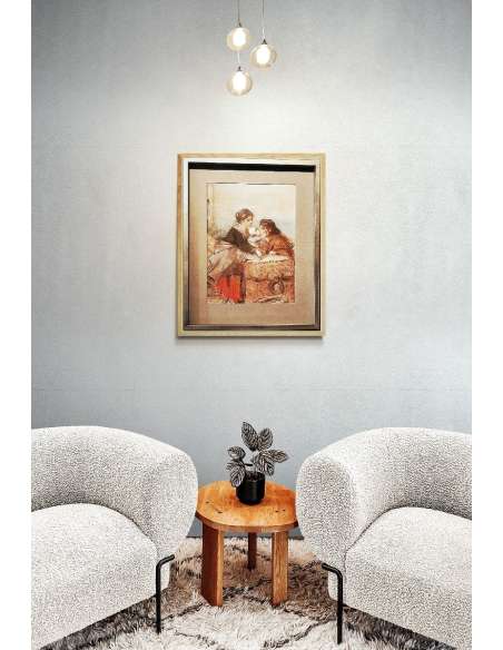 The Farewell By Ulysse Butin (1838-1883)