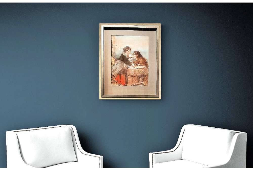 The Farewell By Ulysse Butin (1838-1883)