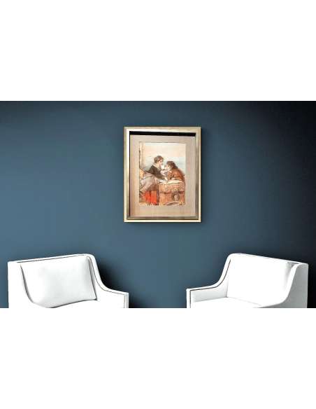 Les Adieux Par Ulysse Butin (1838-1883)