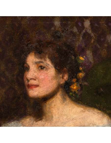 Débutante (1895) - Portrait par Ernest George Beach