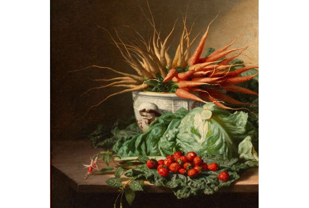 Still life painting for character kitchen decor by de Noter