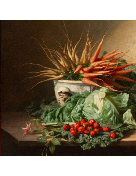 Still life painting for character kitchen decor by de Noter