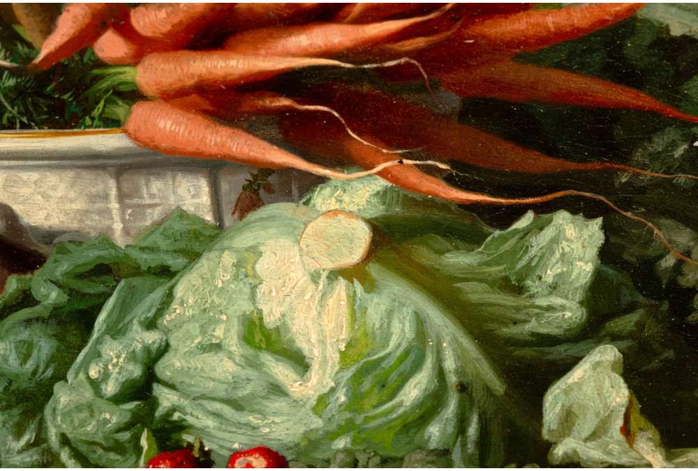 Still life painting for character kitchen decor by de Noter