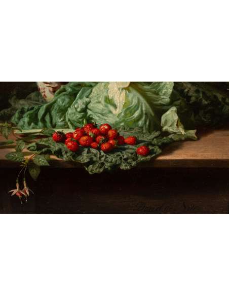 Still life painting for character kitchen decor by de Noter