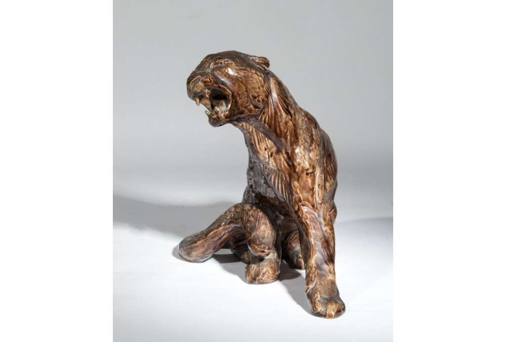 Tigre Rugissant Thierry Van Ryswyck | Céramique Susse Frères 1940