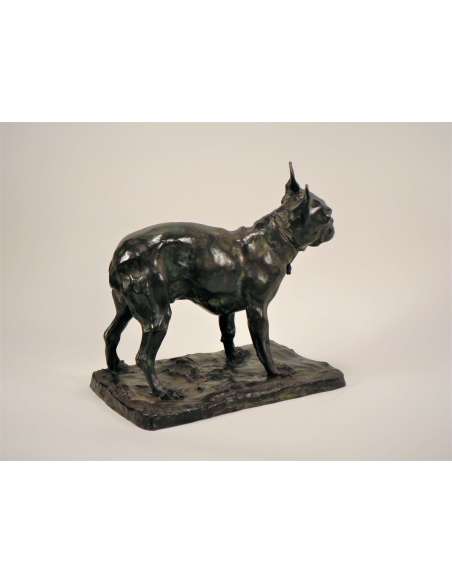 Bronzen Franse Bulldog door Rembrandt Bugatti