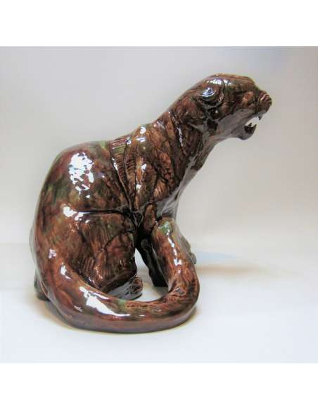 Tigre Rugissant Thierry Van Ryswyck | Céramique Susse Frères 1940