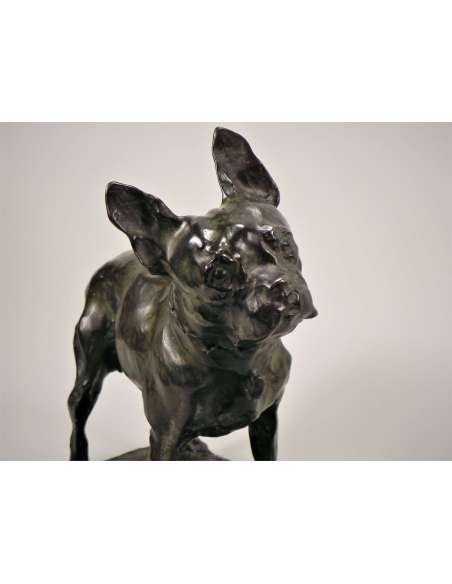 Bronzen Franse Bulldog door Rembrandt Bugatti