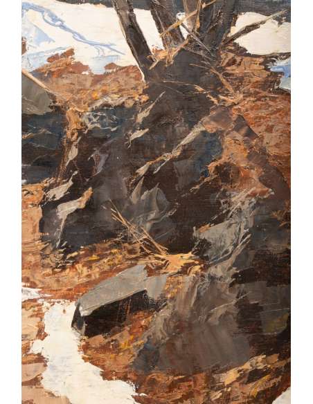 Italian Landscape Painting by Ambrogio Vismara Art