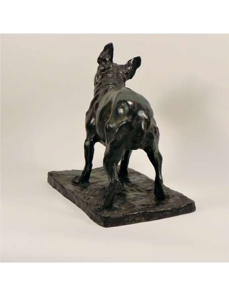 Bronzen Franse Bulldog door Rembrandt Bugatti