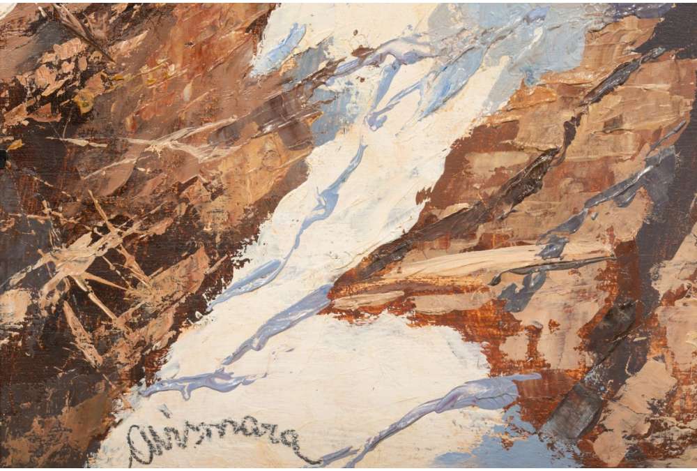 Italian Landscape Painting by Ambrogio Vismara Art