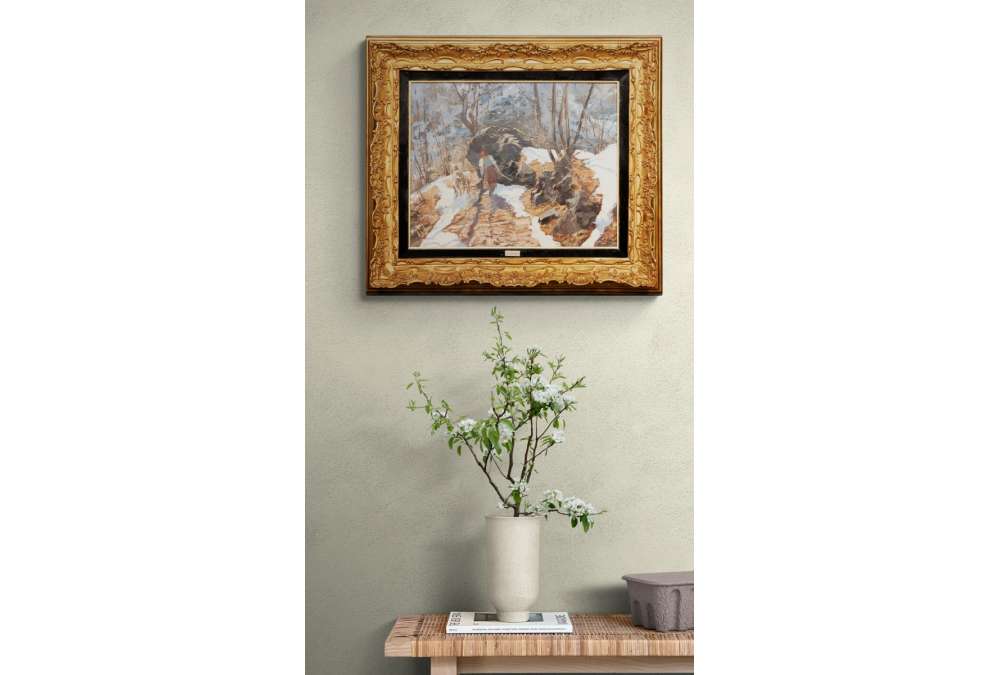 Italian Landscape Painting by Ambrogio Vismara Art