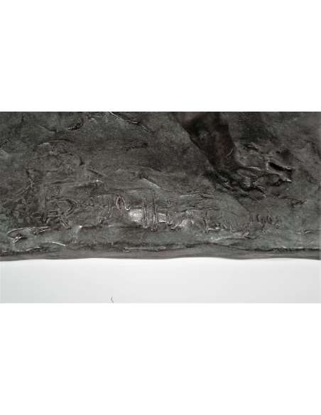 Bronzen Franse Bulldog door Rembrandt Bugatti