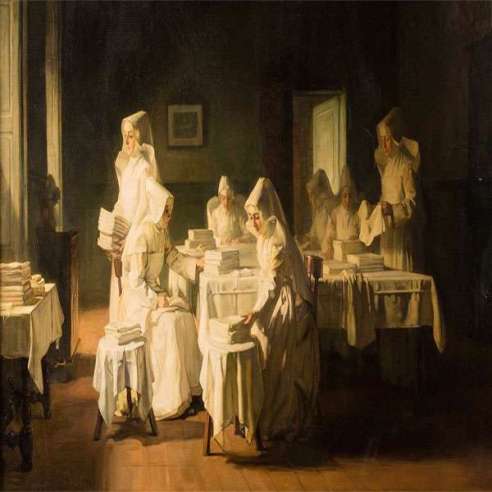 Bail Joseph (1862-1921)+ “The hospital sisters of the Hôtel Dieu de Beaune”