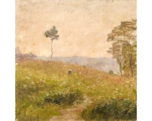 Paysage sur toile de Paul Sébilleau