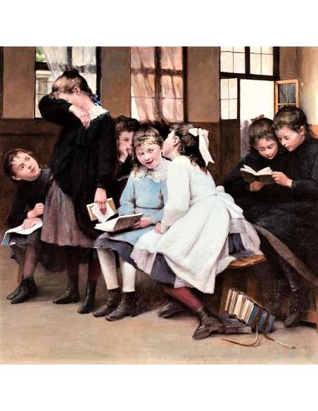 Original oil on canvas by Trumphème Auguste