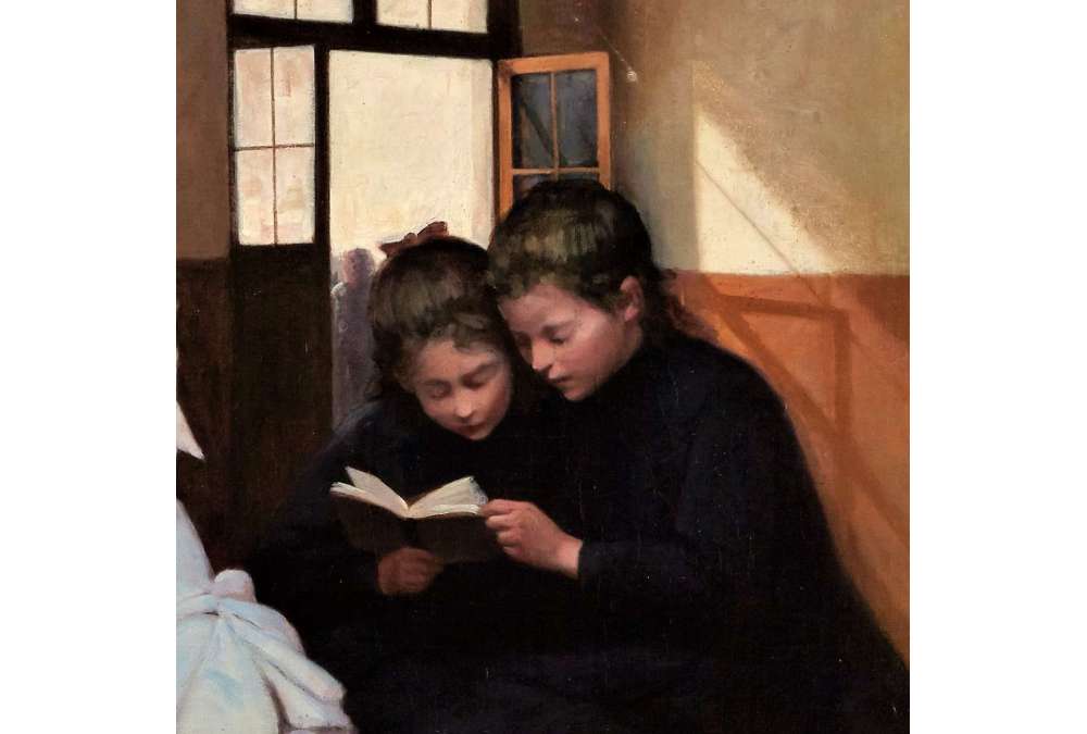 Huile originale sur toile de Trumphème Auguste