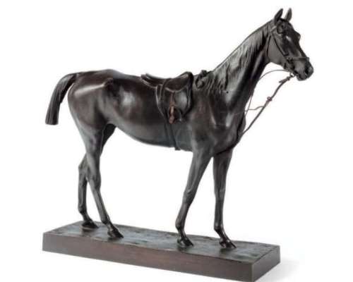 Bronzen renpaard sculptuur van Cuvelier 2