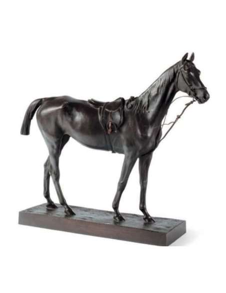 Bronze Racehorse Sculpture by Cuvelier