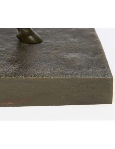 Bronze Racehorse Sculpture by Cuvelier