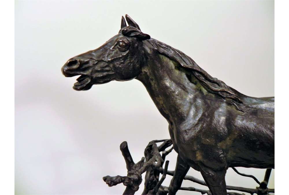 Arabian Stallion Bronze by Pierre-Jules Mène