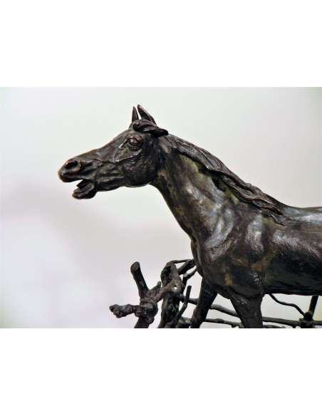 Arabian Stallion Bronze by Pierre-Jules Mène