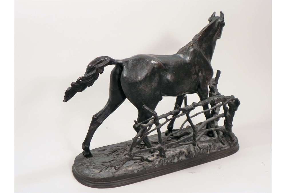 Arabian Stallion Bronze by Pierre-Jules Mène
