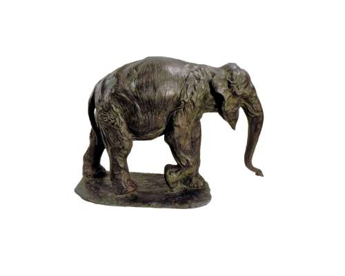 Antieke Bronzen Olifant van Rembrandt Bugatti