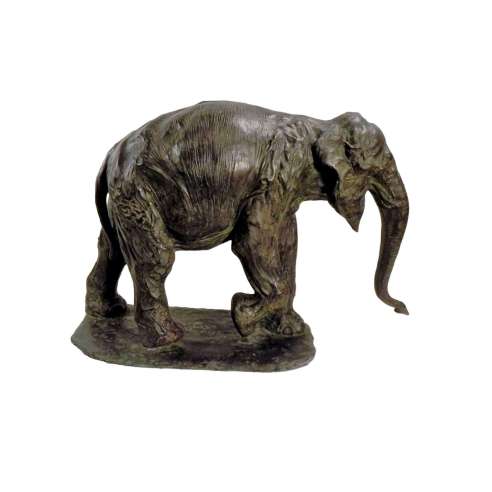 Antieke Bronzen Olifant van Rembrandt Bugatti