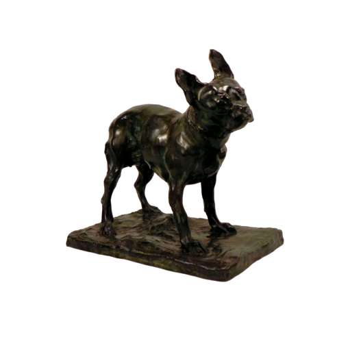 Bouledogue français en bronze par Rembrandt Bugatti