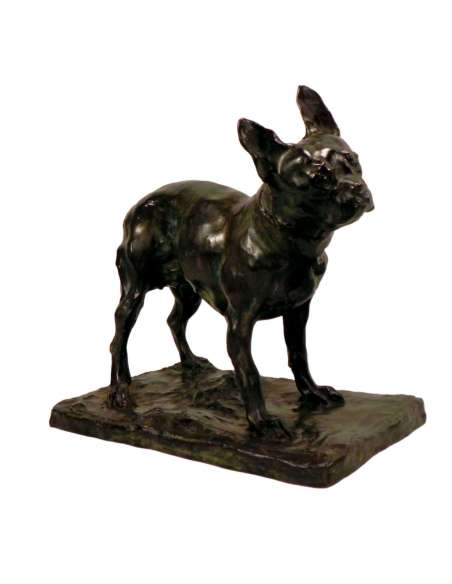 Bronzen Franse Bulldog door Rembrandt Bugatti