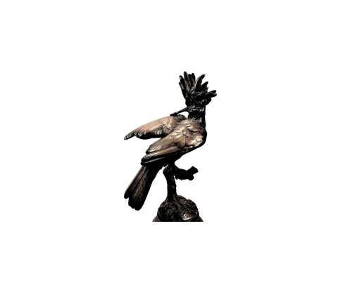 Bronze Hoopoe Sculpture 2