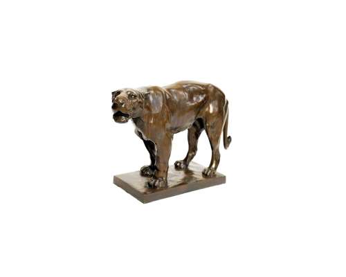 Josuë Dupon — 1864-1935+ Bronze, Lionne Rugissante 2