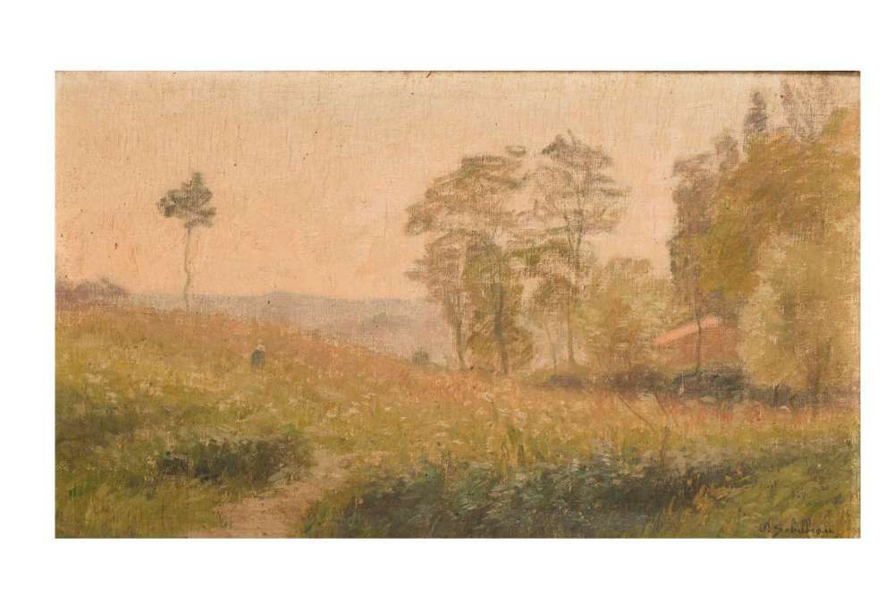 French Landscape Painting by Paul Sébilleau