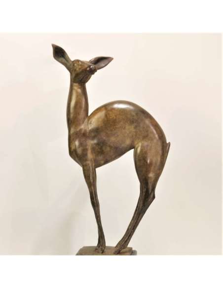 Willy Kreitz — (1903 - 1982), Bronze+ Antilope