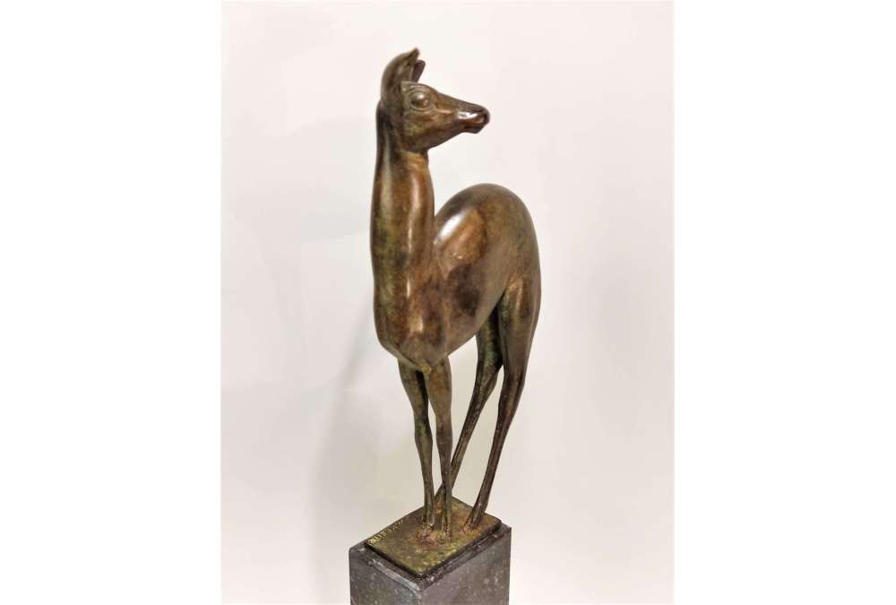 Willy Kreitz — (1903 - 1982), Bronze+ Antilope
