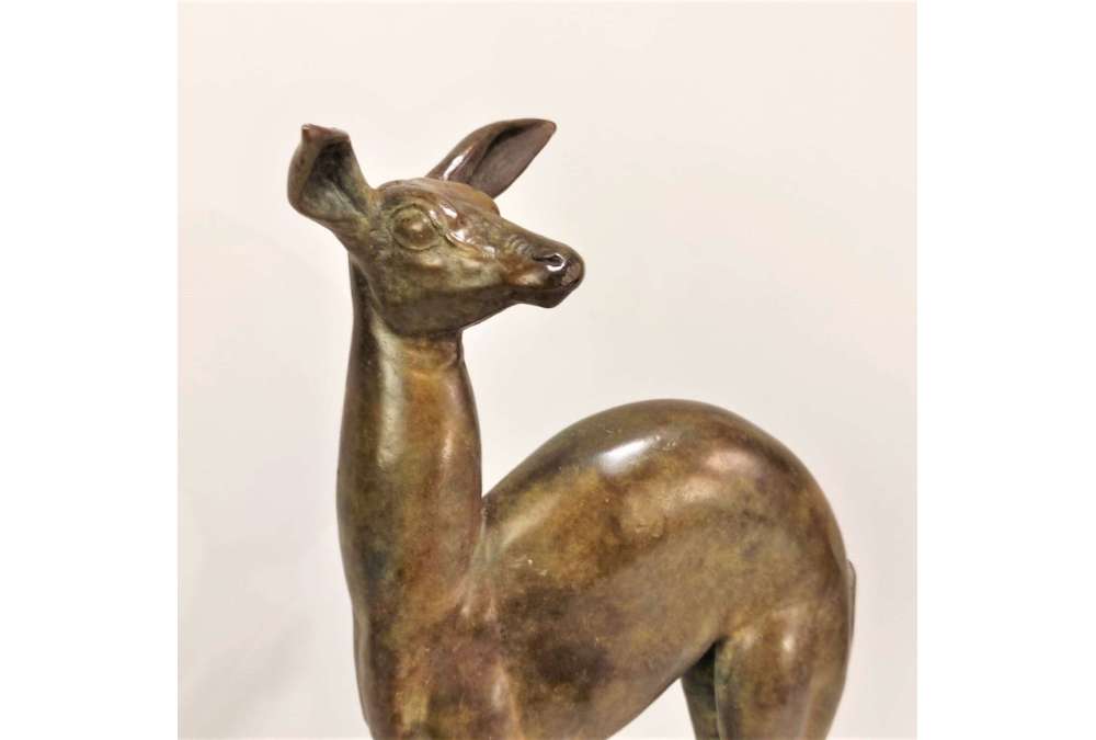 Willy Kreitz — (1903 - 1982), Bronze+ Antilope