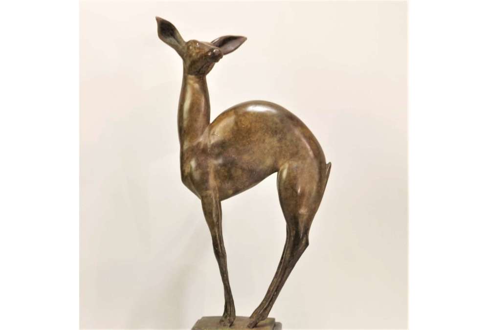 Willy Kreitz — (1903 - 1982), Bronze+ Antilope