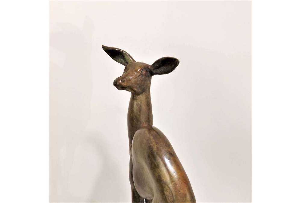 Willy Kreitz — (1903 - 1982), Bronze+ Antilope