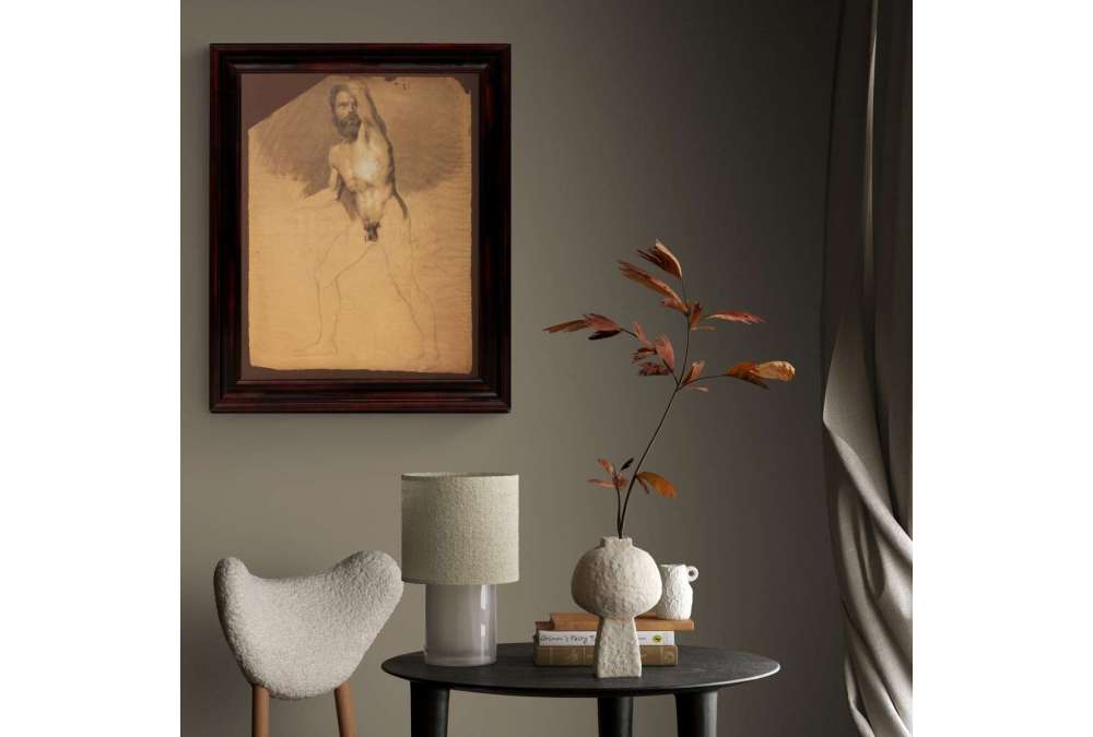 Mannelijke naakttekening - 19e-eeuwse academische kunst