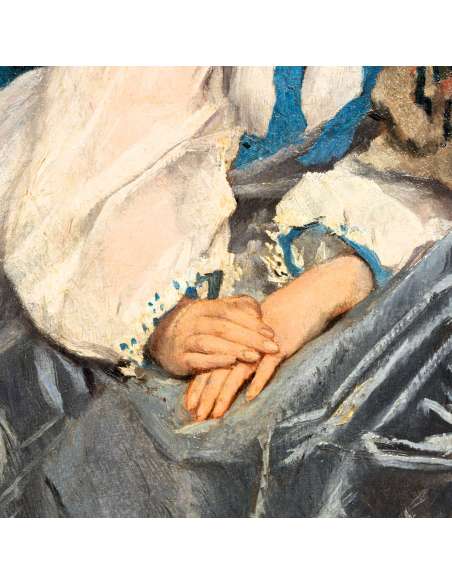 Gustave de Jonghe Peintures | scène d'intérieur domestique