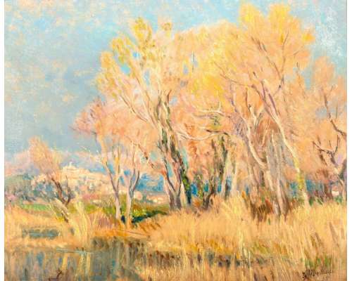 postimpressionistisch landschapschilderij van Georges Moullade