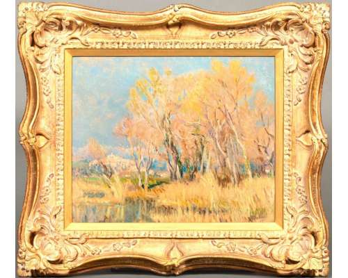 postimpressionistisch landschapschilderij van Georges Moullade 2
