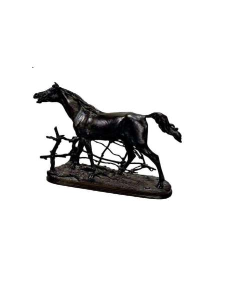 Arabian Stallion Bronze by Pierre-Jules Mène