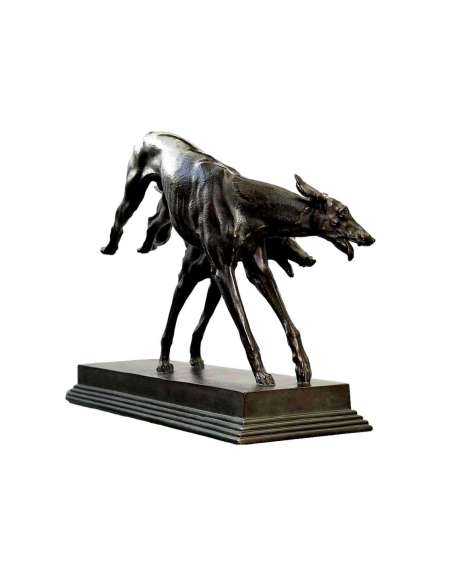 Otto Hofner Bronzen Windhonden