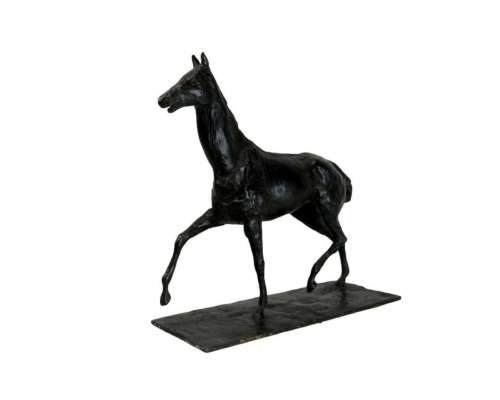 edgar degas bronze sculpture Horse walking