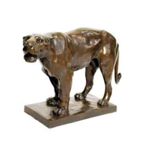 Josuë Dupon — 1864-1935+ Bronze cast, Lioness